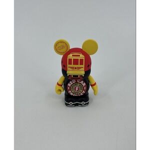 DISNEY VINYLMATION Park  3" Set 1 California Adventure Red Car Trolley